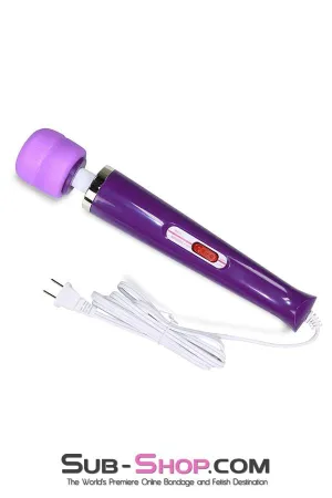 6958R      Purple Magic Massager Two Speed Wand Vibrator