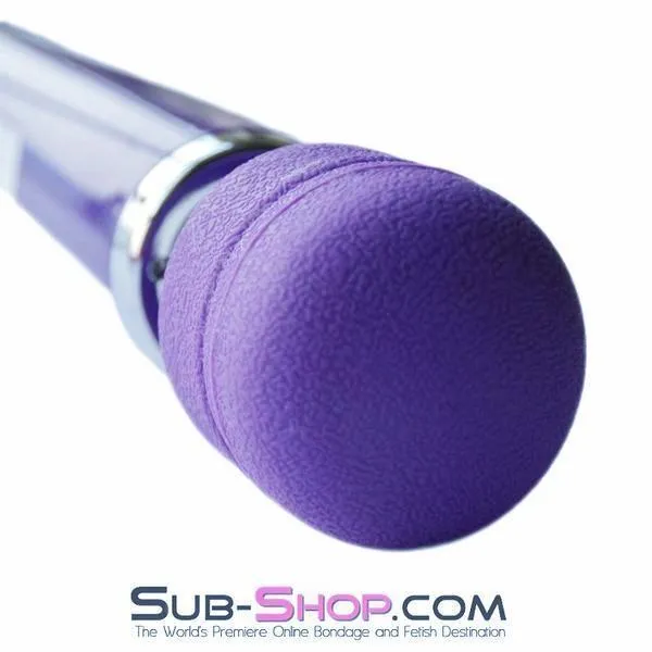 9081RS       30 Speed Multi-Function Magic Wand Massager, Purple - LAST CHANCE - Final Closeout!