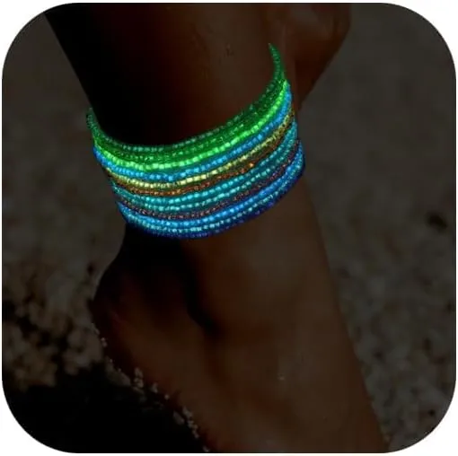 Ankle Bracelets for Women, Handmade Beaded Anklets for Women