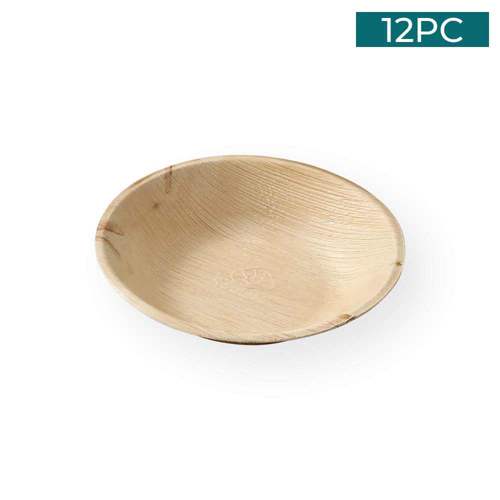 Areca Nut Leaf Bowl 12PC