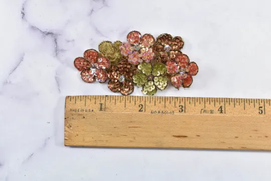 Beaded Floral Applique | Sew on Beaded Flower Applique | DIY Fashion Sewing