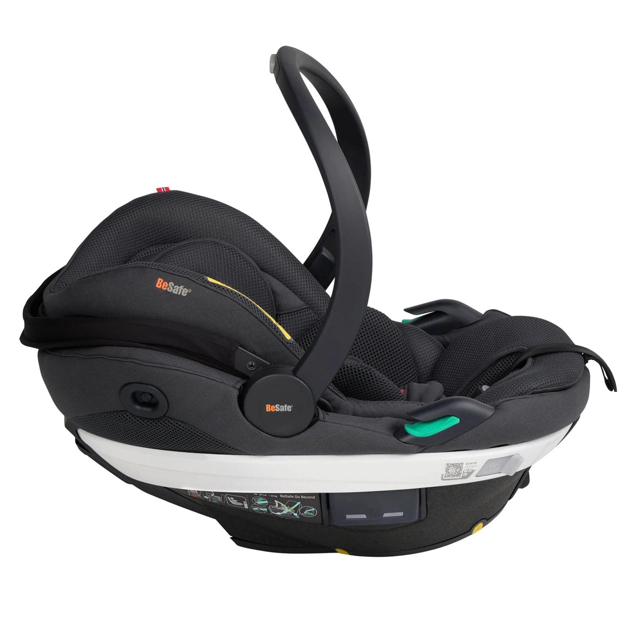 BeSafe Go Beyond Car Seat in Anthracite Mesh