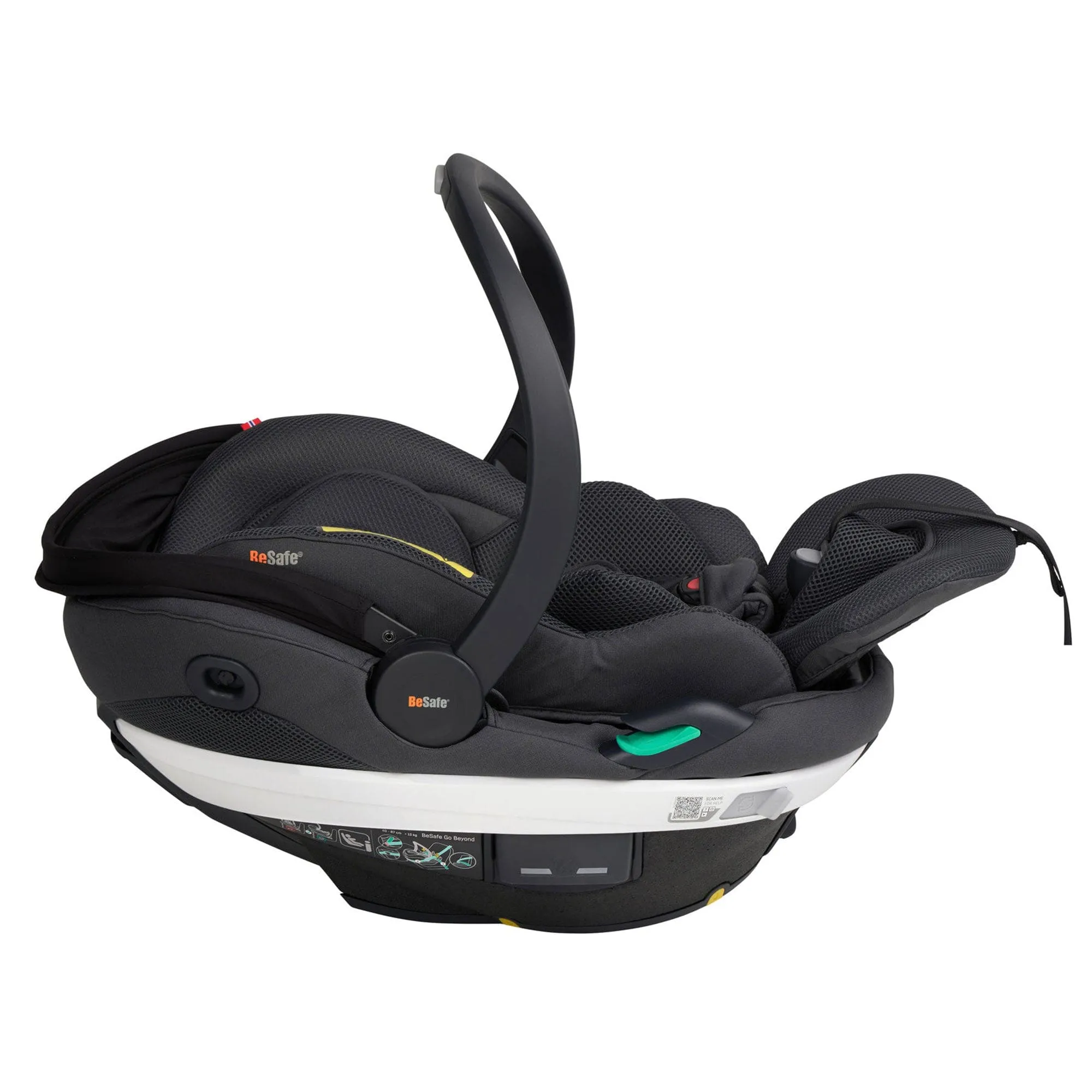 BeSafe Go Beyond Car Seat in Anthracite Mesh