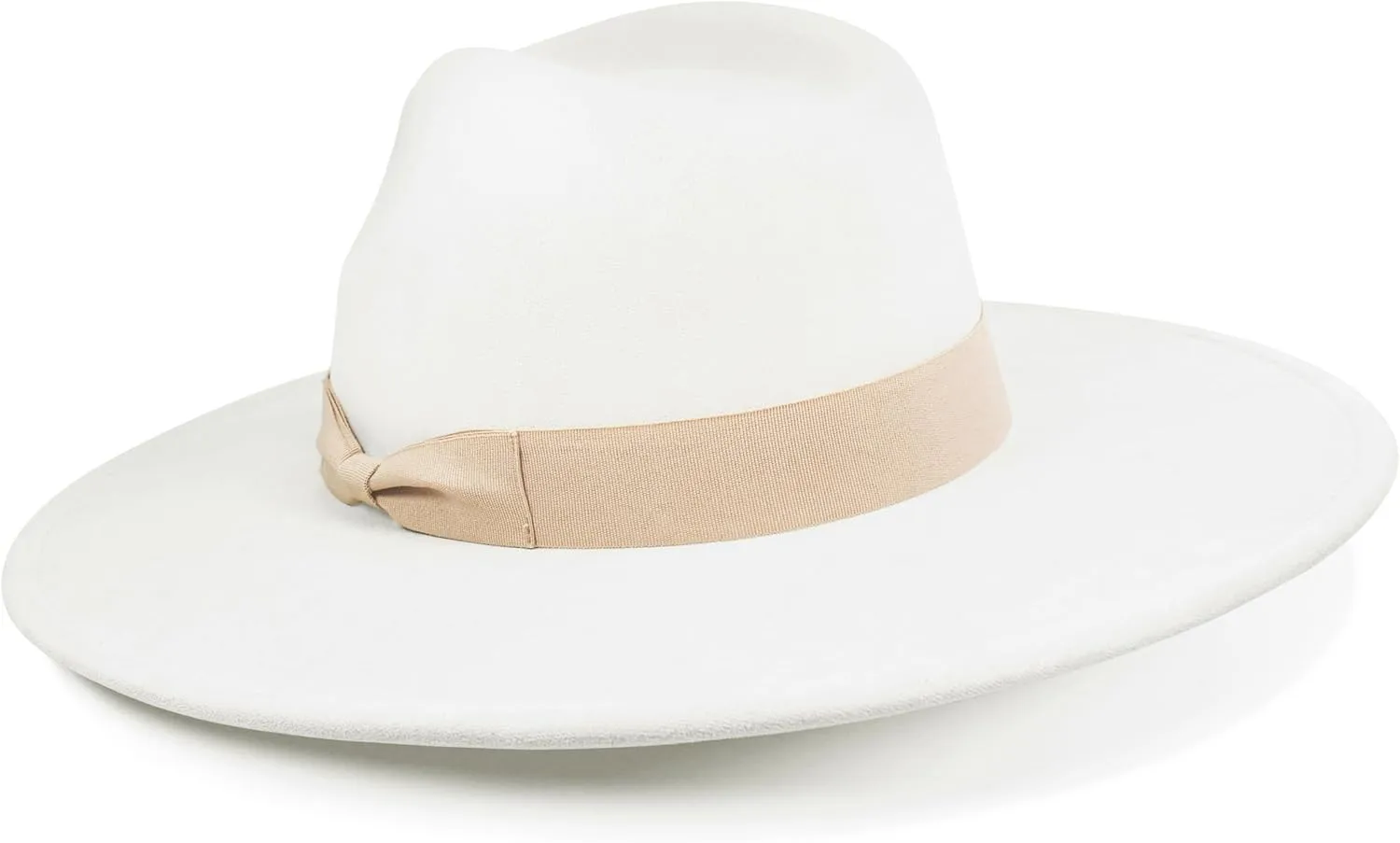 Big Wide Brim Fedora Hat for Women - Nashville Outfits Western Hats Women's Felt Panama Rancher Hat