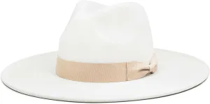 Big Wide Brim Fedora Hat for Women - Nashville Outfits Western Hats Women's Felt Panama Rancher Hat