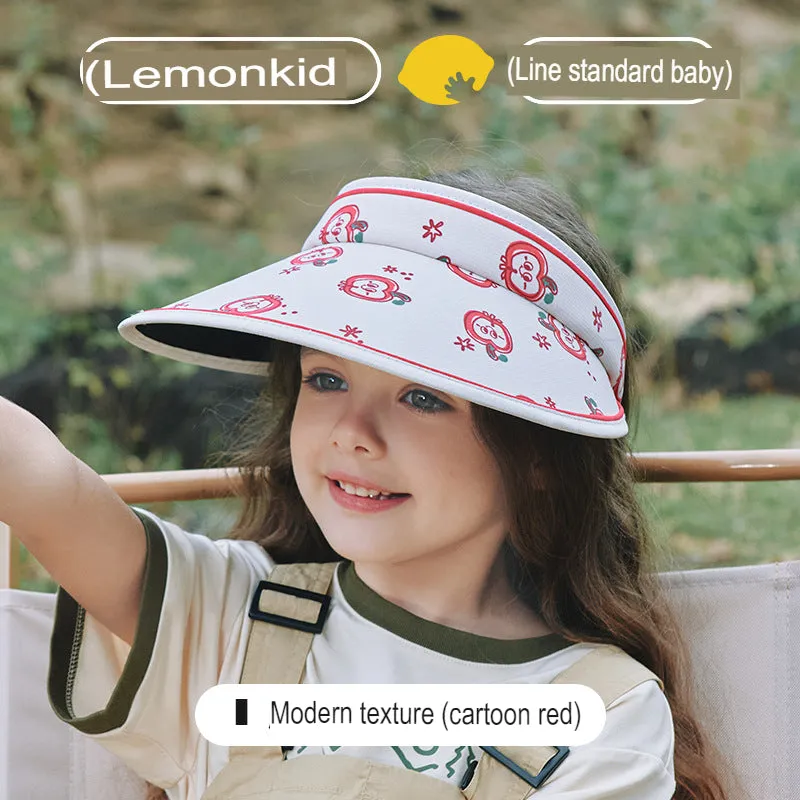 children's sun hat for boys and girls hollow hat sun hat summer large brim sun hat