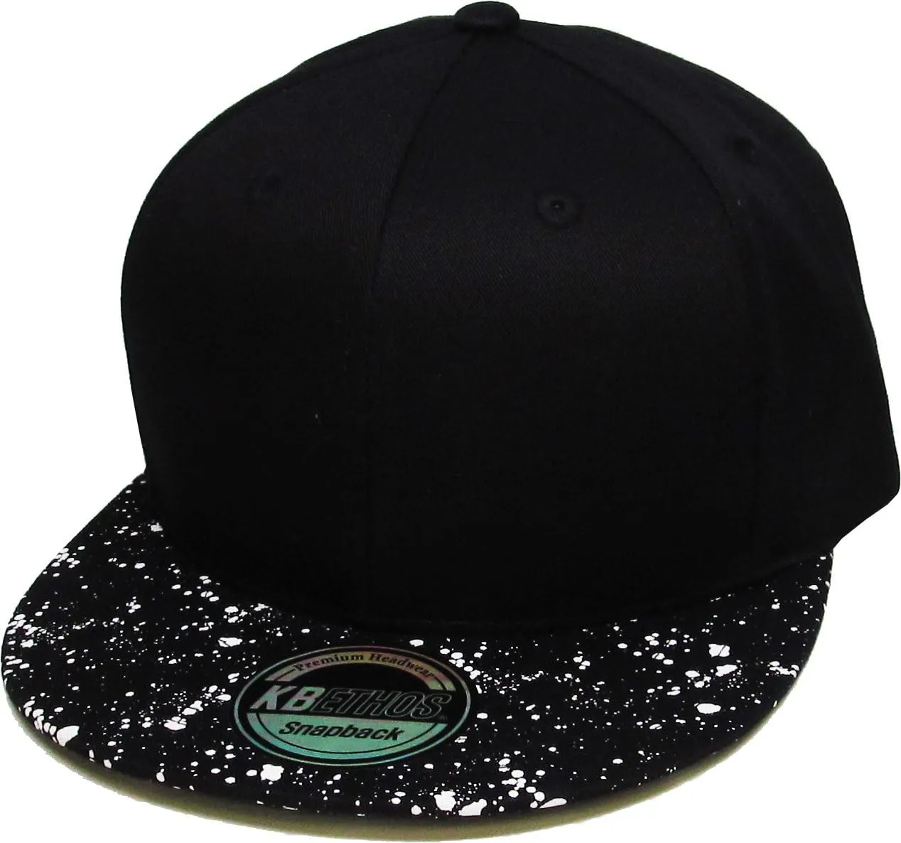Galaxy Leaf Hologram Floral Aztec Bandana Print Brim Snapback Hat Baseball Cap