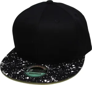Galaxy Leaf Hologram Floral Aztec Bandana Print Brim Snapback Hat Baseball Cap
