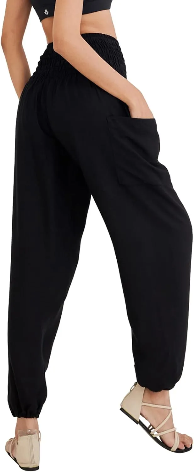 Joob Joob Boho Pants for Women - Hippie Harem Pants Women - Womens Yoga Pants  Comfy Bohemian Flowy Hippie Clothes