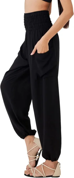 Joob Joob Boho Pants for Women - Hippie Harem Pants Women - Womens Yoga Pants  Comfy Bohemian Flowy Hippie Clothes