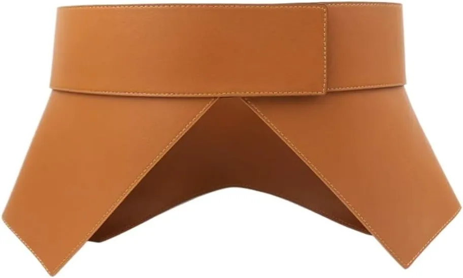 JSEIAJB Corseted Wide Waistband Leather Women's Wide Belt