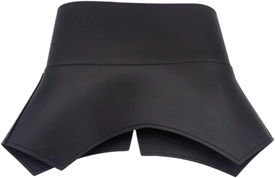 JSEIAJB Wide Waist Print, Leather Coat, Leather Wide Waistband Curved Waist Seal, Waist Tight Fitting Corset