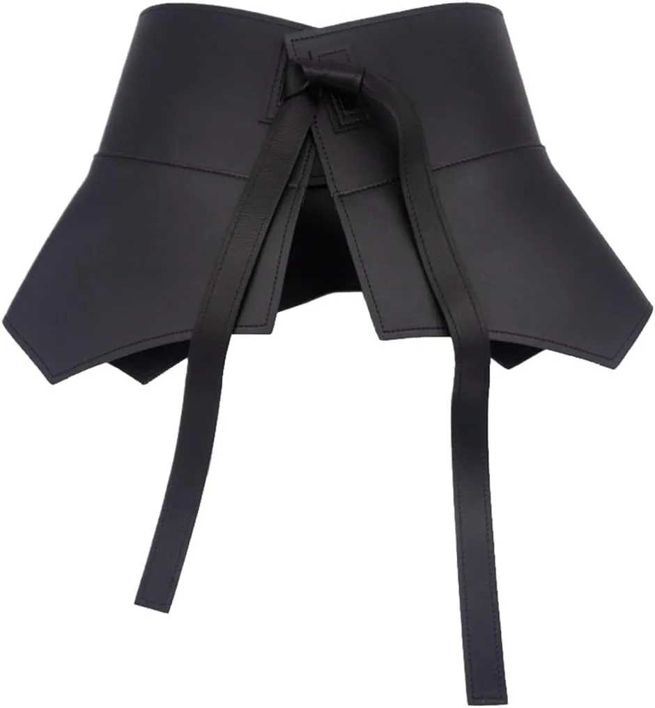 JSEIAJB Wide Waist Print, Leather Coat, Leather Wide Waistband Curved Waist Seal, Waist Tight Fitting Corset
