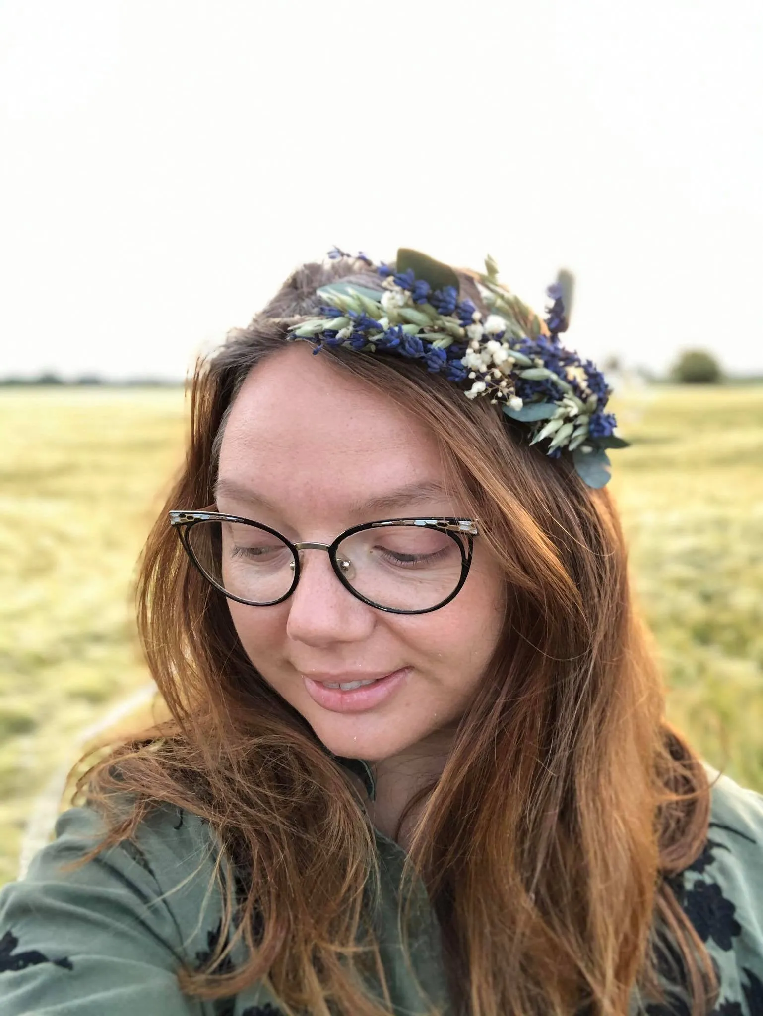 Lavender flower crown for mummy and daughter Bridal hair crown Flower hair accessories Mother and daughter wreath Children's hair wreath