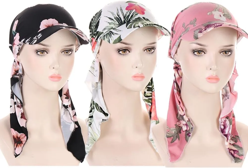 Long Pretied Head Scarves for Women Bandana Turban Hat Chemo Cancer Headscarf Headwraps Headwear for women