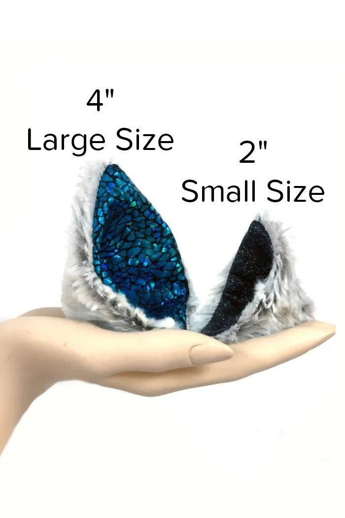 Minky Faux Fur Clip-on Ears
