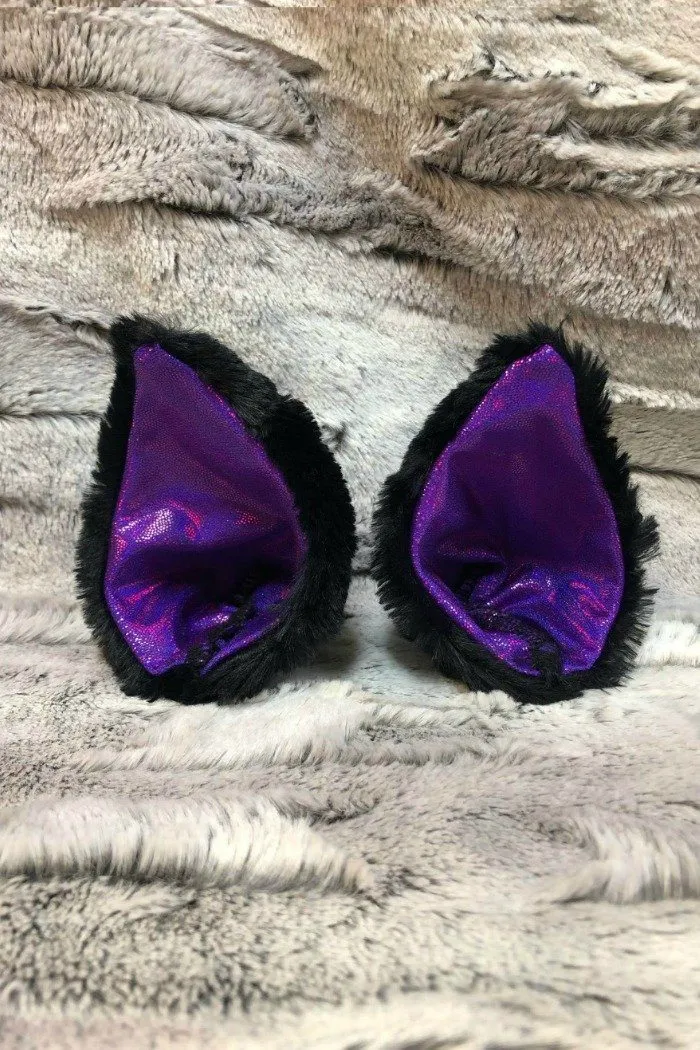 Minky Faux Fur Clip-on Ears
