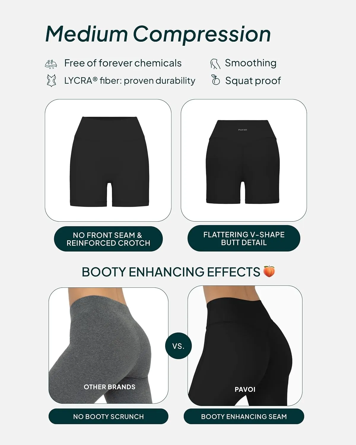 PAVOI ACTIVE Buttery Soft Yoga Workout Shorts for Women - High Waisted Butt Sculpting 4" & 6" Gym Biker Shorts - FlexFlow