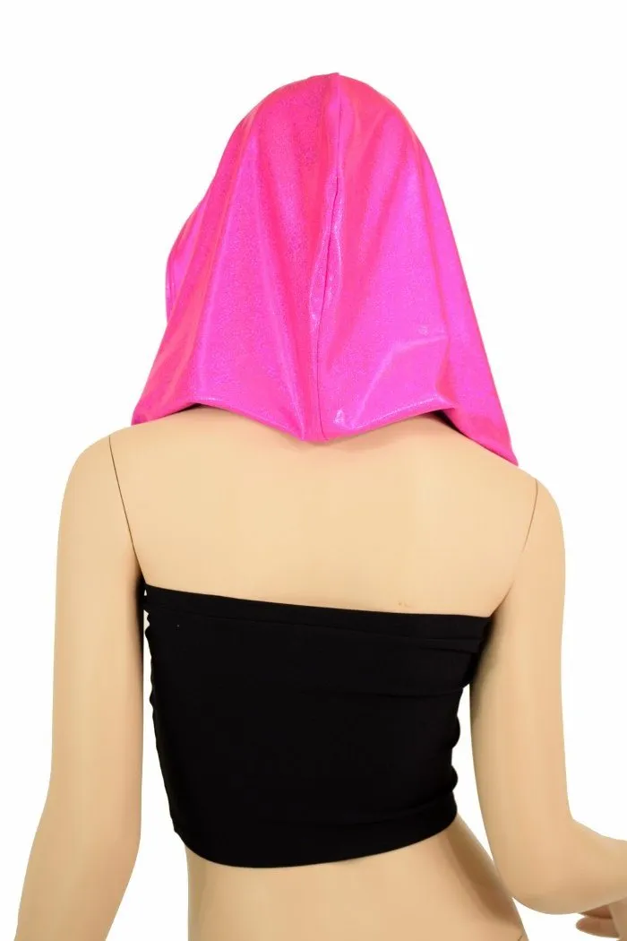 Pink & Galaxy HUGE Reversible Festival Hood