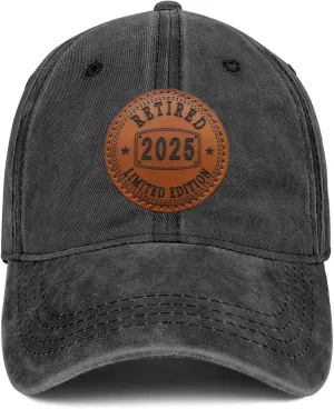 Retirement Gifts for Men Women, Best Personalized Funny Retired Ideas Gifts Hat Embroidered Baseball Cap
