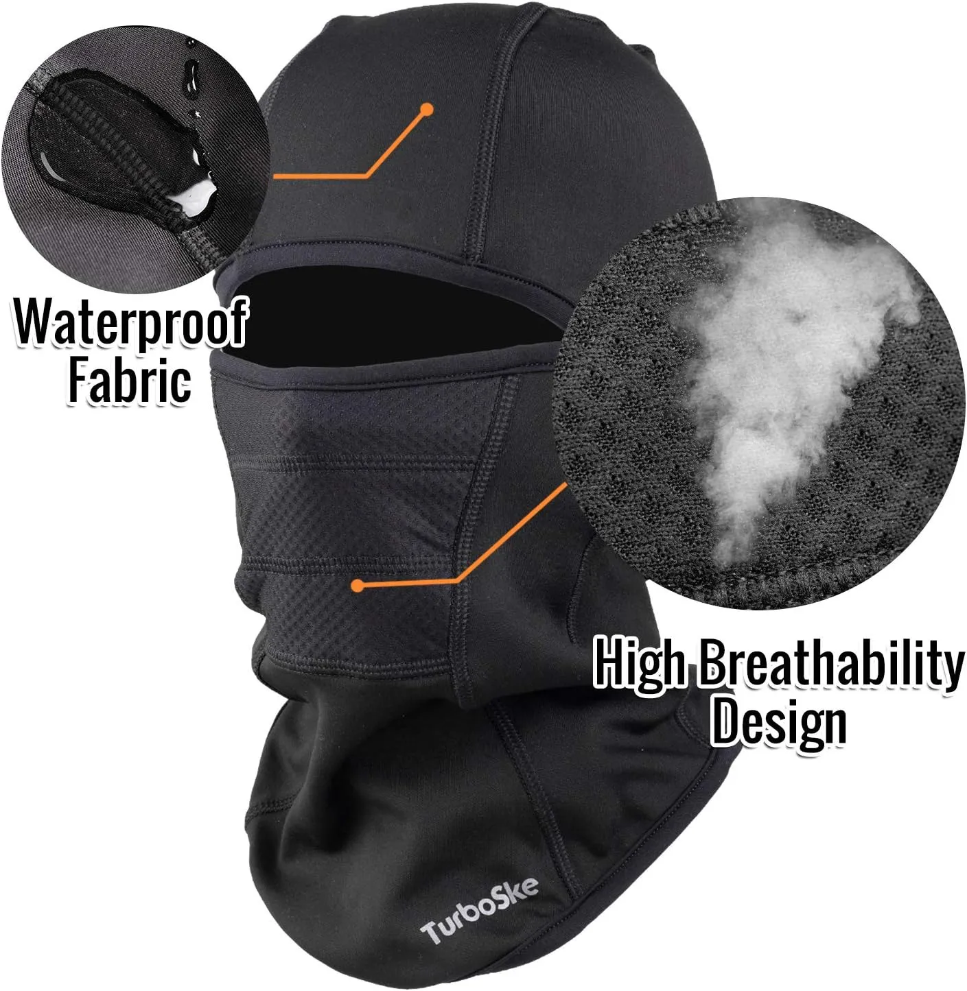 Ski Mask - Balaclava face Mask Wind Water Resistant for Cold Weather