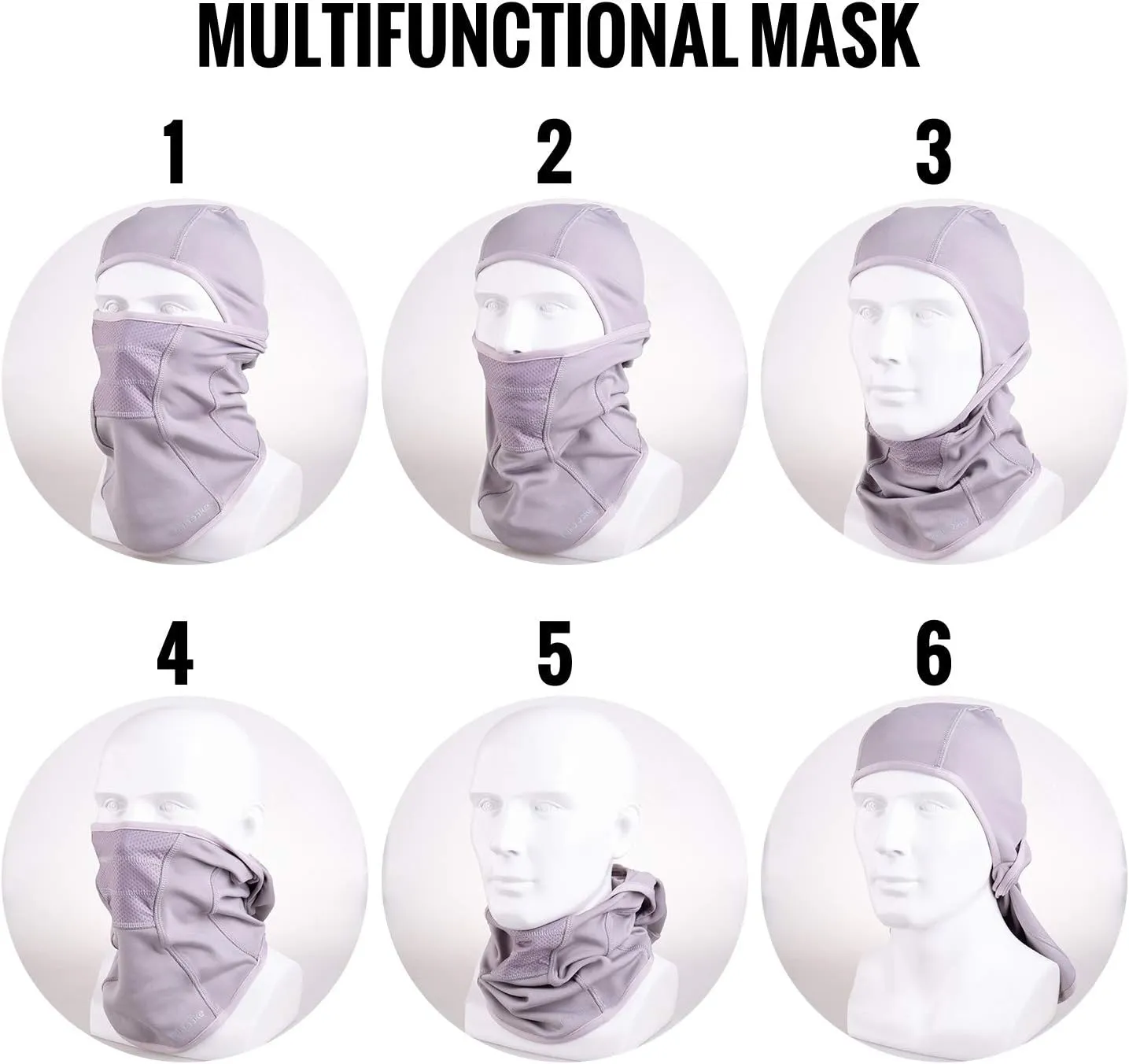 Ski Mask - Balaclava face Mask Wind Water Resistant for Cold Weather