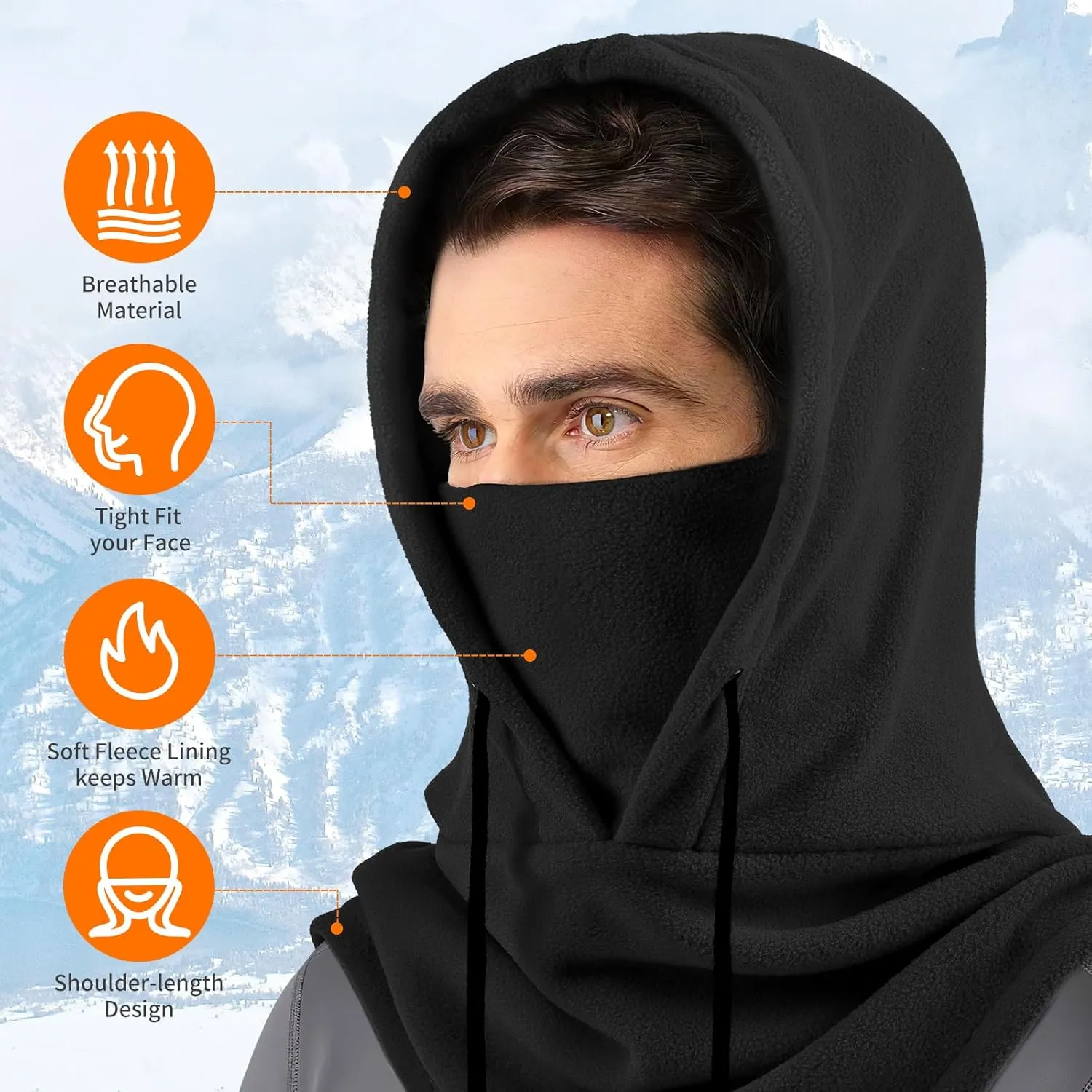 Ski Mask for Men Women Balaclava Face Mask Full Winter Mask Breathable Sports Mask