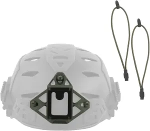 Tactical Helmet NVG Mount with Modular Bungee Shroud and Sports Camera Bracket Base for Wendy 3.0 Helmet