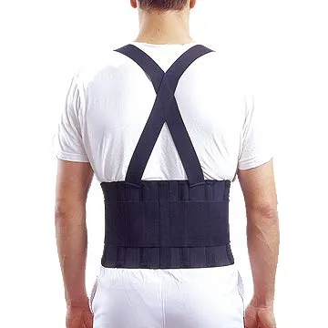 Therapists Choice Industrial Double Pull Back Support with Shoulder Straps (Large 33"-44" Waist)